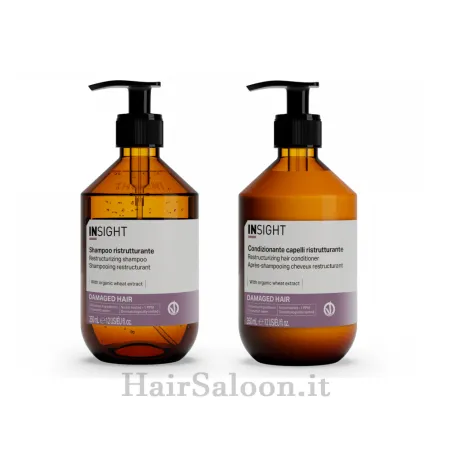 KIT Insight Damaged Shampoo 350ml + Conditioner 350ml ristrutturante