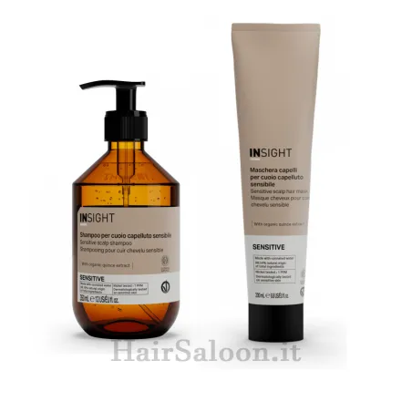 KIT Insight Sensitive Shampoo 350ml + Maschera 200ml per cuoio capelluto sensibile