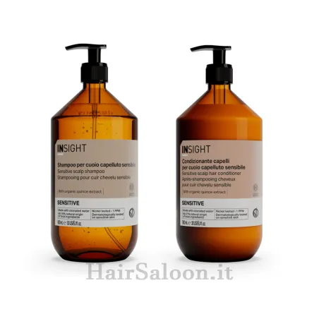 KIT Insight Sensitive Shampoo 900ml + Conditioner 900ml per cuoio capelluto sensibile
