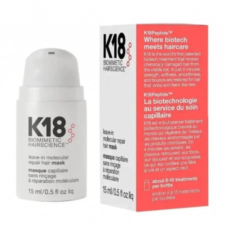 K18 Maschera Leave-In molecular repair Hair Mask 15ml