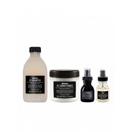 DAVINES KIT OI shampoo 280ml+conditioner 280ml+milk 50ml+oi oil 50ml